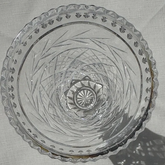 Waterford Alana Crystal Vase 8” Footed Cut Crystal Ireland - Picture 4 of 5